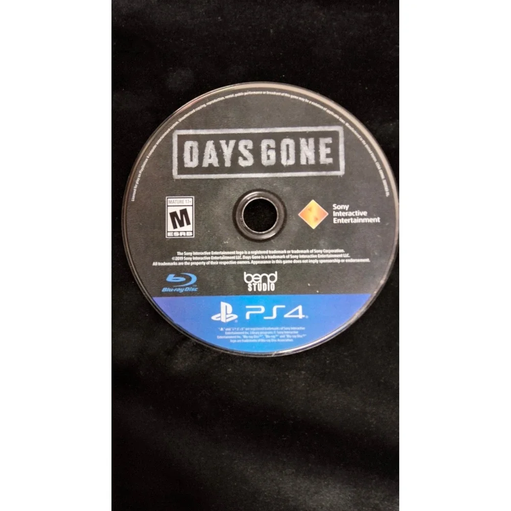 Days Gone Sony PlayStation 4 PS4 Video Game Disc Only Bend Studio ESRB M(Ele B)